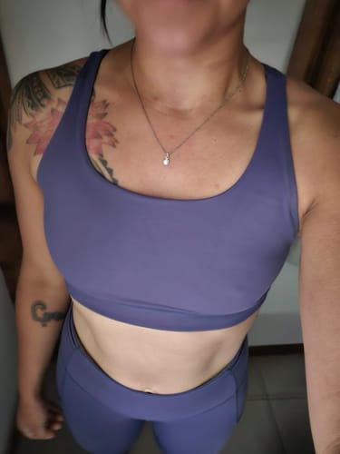 Customer photo review of Brasier Deportivo CrissCross - Azul Crown