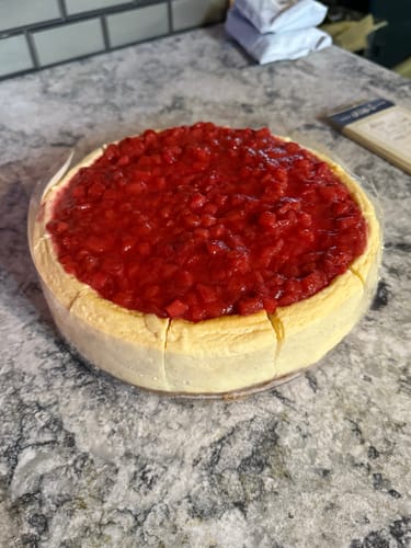 Customer photo review of New York Style Cheesecake