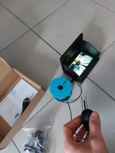 Customer photo review of Aurisle Underwater Fishing Camera (Real-Time View, No App Needed)