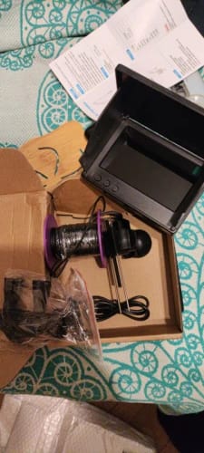 Customer photo review of Aurisle Underwater Fishing Camera (Real-Time View, No App Needed)