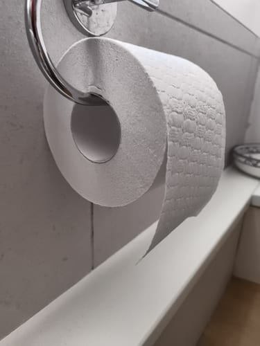 Customer photo review of Recycled 3 Ply Toilet Paper