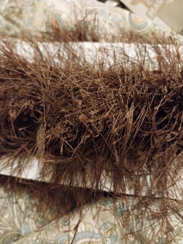 Customer photo review of Pippa Eyelash Fringe Trim (7/8") (Sold by the Yard)