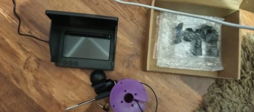 Customer photo review of Aurisle Underwater Fishing Camera (Real-Time View, No App Needed)