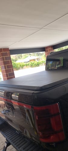 Customer photo review of BYD Shark 6 Tonneau Cover Soft Tri-Fold for 2025+