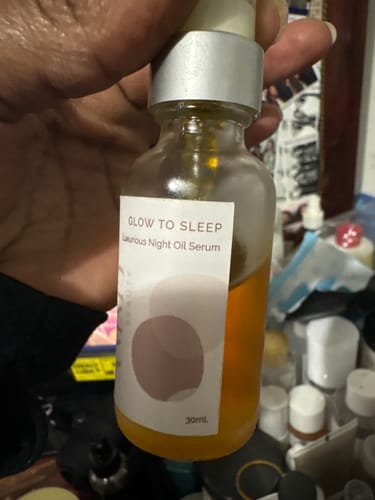 Customer photo review of Glow To Sleep Oil | Facial Oil
