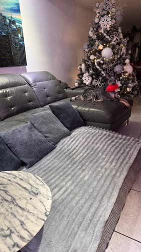 Reseña con foto de un cliente sobre NUBEPUFF 4 en 1 - Gris