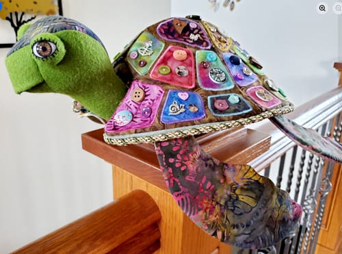 Customer photo review of Mr. T Sea Turtle PDF Pattern Approx 46cm