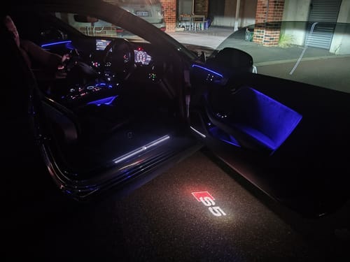 Customer photo review of AUDI DOOR LIGHTS