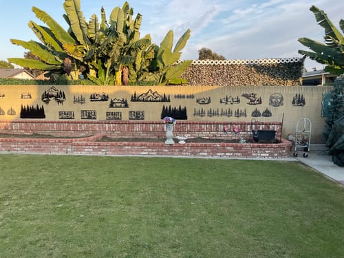 Customer photo review of Bear - Metal Wall Art