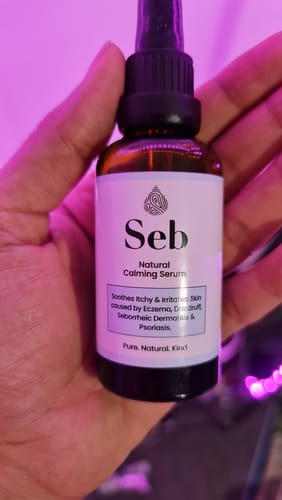 Customer photo review of Seb Natural Calming Serum