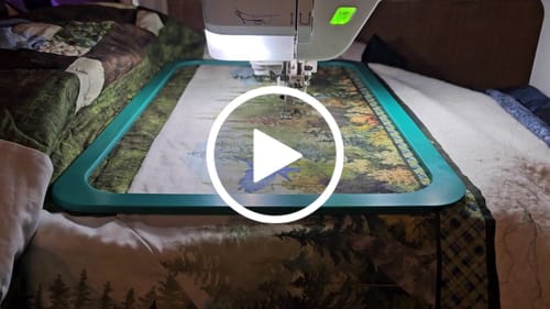 Customer video review of Magnetic Snap Hoop Monster 9-1/2"x14"