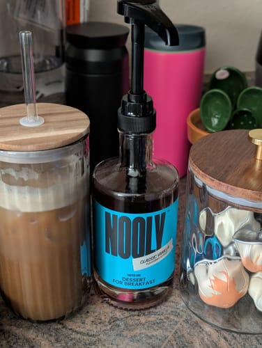 Customer photo review of Vanilla Coffee Syrup