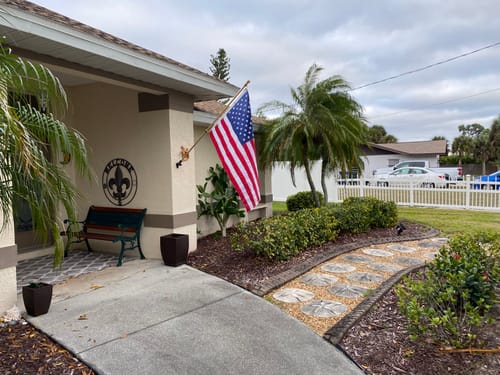 Customer photo review of 3' x 5' American Flag Set