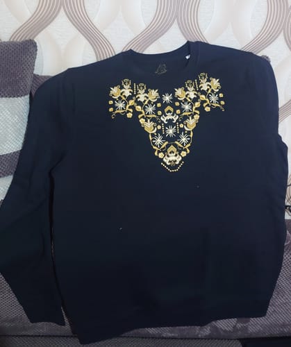 Customer photo review of Дамска блуза със самоковска шевица