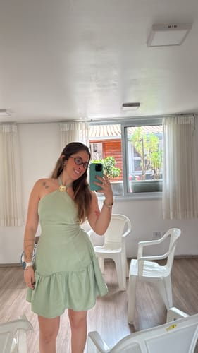 Customer photo review of Óculos Astra | Leopardo Anti-Luz Azul Oval