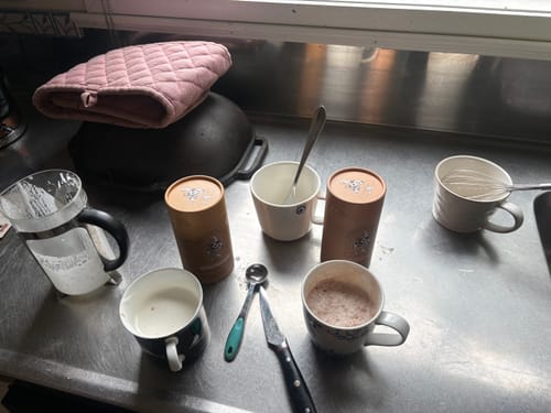 Customer photo review of Caramel Bone Broth Powder