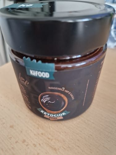 Customer photo review of KETOCIOK DARK 250G CREMA SPALMABILE NOCCIOLE IGP SENZA DOLCIFICANTI