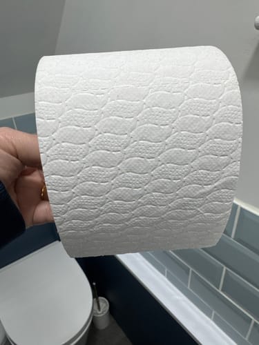 Customer photo review of Recycled 3 Ply Toilet Paper