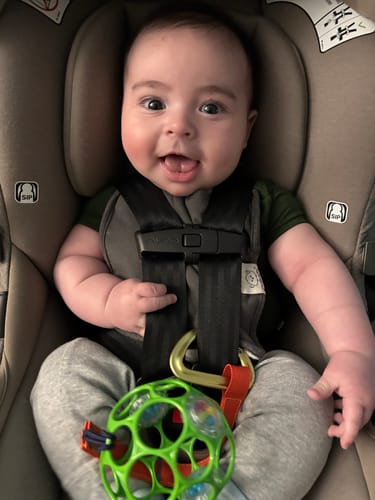 Customer photo review of Trail Tether: Hiking-Rated Pacifier Clip and Multi-Use Strap