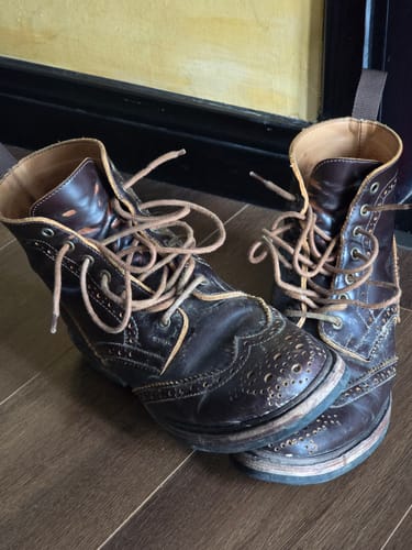 Customer photo review of Rural Block Boot - luosjiet®boots - Dark Brown TeaCore Smooth Cowhide