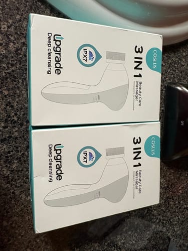 Customer photo review of COSLUS FBX04 3 IN 1 Facial Cleansing Brush