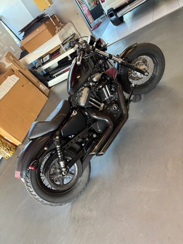 Customer photo review of C.C. RIDER Sportster Seat Solo Seat Lattice Stitching For Sportster Iron 883 Iron1200 XL883 XL1200, 2010-2023