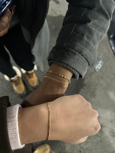 Customer photo review of Permanent Jewelry - Gold Filled/925