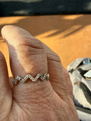 Customer photo review of To My Daughter Highs And Lows Ring