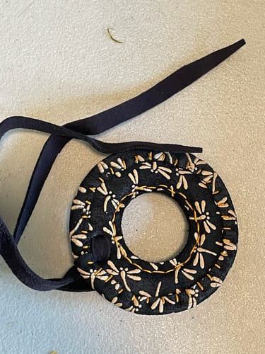Customer photo review of Genuine Inden Traditional Leather Tsubadome