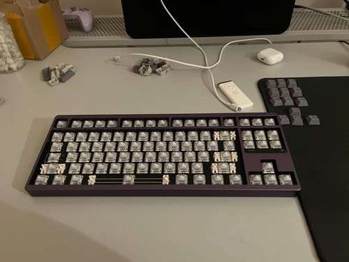 Customer photo review of HMX SNOWFALL TACTILE SWITCH FACTORY LUBED EDITION (10PCS)