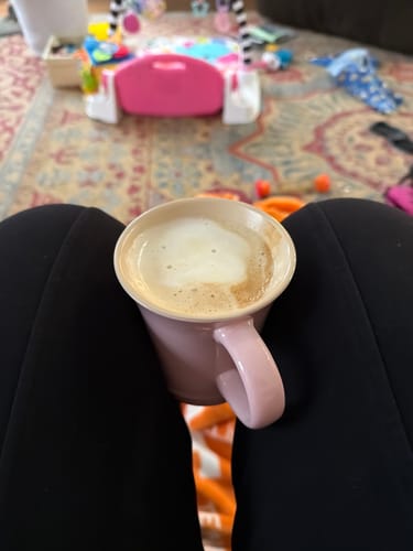 Customer photo review of Almond Coffee Syrup