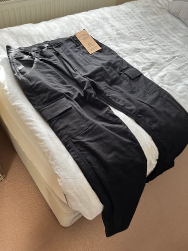 Customer photo review of Roadskin AA-rated Cargo Motorcycle Trousers - Black