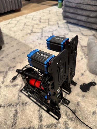 Customer photo review of Simsonn VAM Pro Linear Motor - the Pedals Haptic Reactor for Vibration Feedback