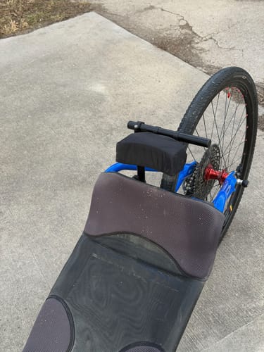 Customer photo review of Catrike Neckrest Kit