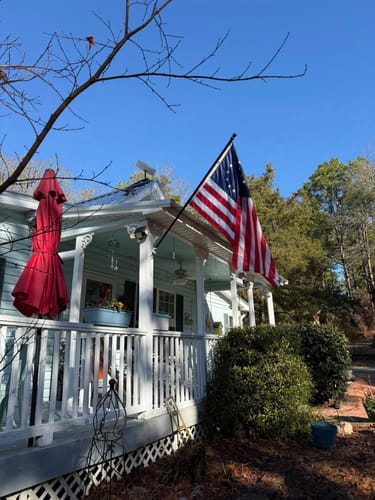 Customer photo review of 3' x 5' Betsy Ross Flag
