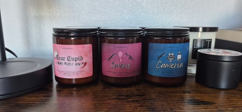 Customer photo review of Cameron | Dark Forces | Licensed Candle