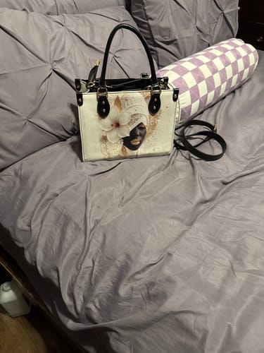 Customer photo review of Ivory Bloom Premium Leather Handbag QR0TD322