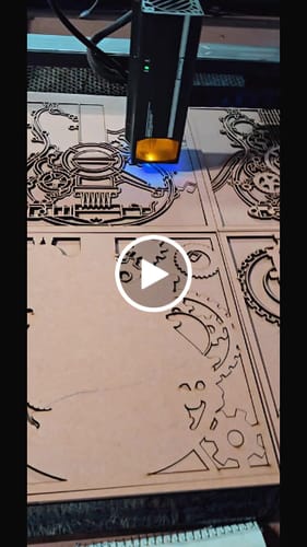 Customer video review of Atomstack Window Lens Replacement Lens for A6/12/24/48 Pro/Ultrta A10/A20/A40 PRO V2/Max A70 PRO/ A70 MAX Laser Engraver