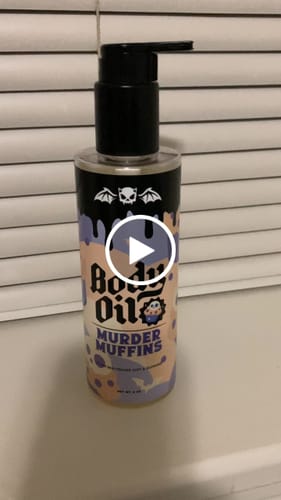 Customer video review of Murder Muffins Body Oil