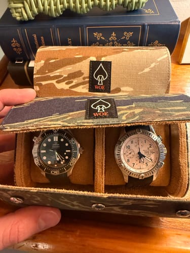 Customer photo review of W.O.E. Watch Tube - Tiger Stripe