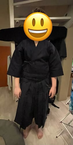 Customer photo review of KENDO BEGINNER START UP VALUE SET - Uniform Set, Shinai, Bokken & Carry Bag!