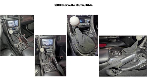 Customer photo review of Genuine Carbon Fiber Dash For Chevrolet Corvette C5 Fits Double Din Radio