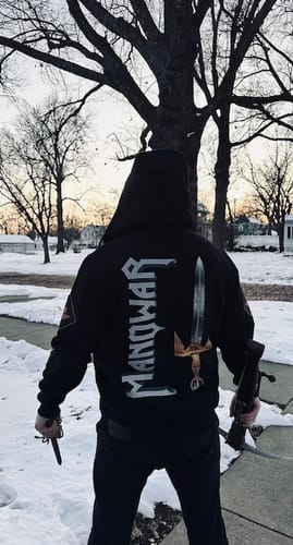 Customer photo review of MANOWAR DELUXE HOODIE THE SWORD LTD. EDITION 2025