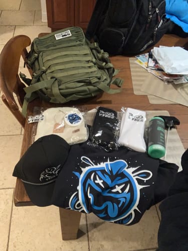 Customer photo review of Limited Edition Mystery Tactical Backpack