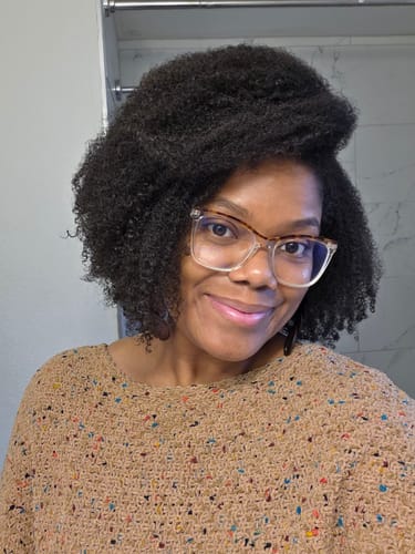 Customer photo review of Too Thicke Deep Conditioner For 4C Hair