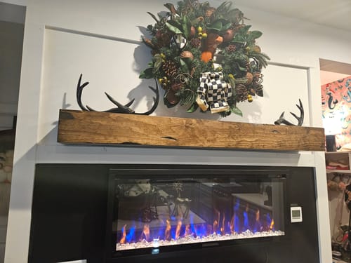 Customer photo review of Distressed Mantels