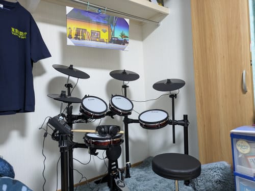 Customer photo review of Donner DED-200 MAX 5ドラム 3シンバル 電子ドラム