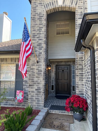 Customer photo review of 3' x 5' American Flag Set