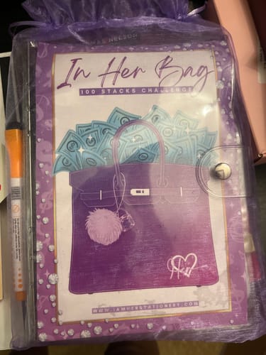 Customer photo review of In Her Bag - $5,050 Challenge Binder