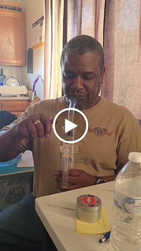 Customer video review of The Trinity - Triple Matrix Perc Water Pipe